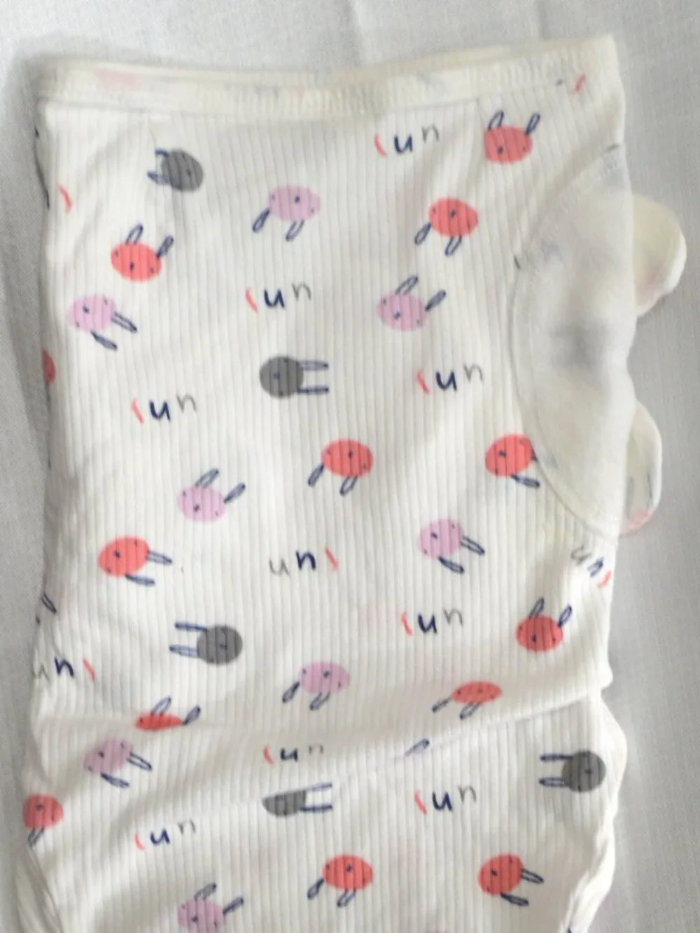 Baby Swaddle Wrap, Pink & Gray Animal Print, approx.0-3M